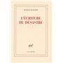 L'Écriture du désastre