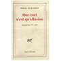 Que tout n'est qu'allusion