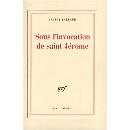 Sous l'invocation de saint Jérôme