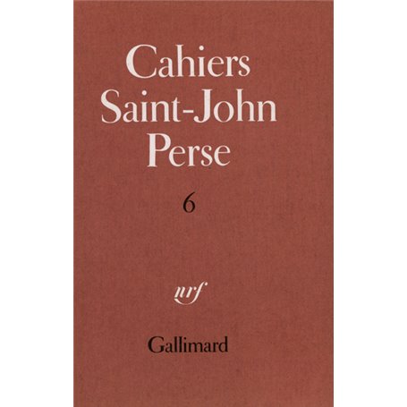 Cahiers Saint-John Perse