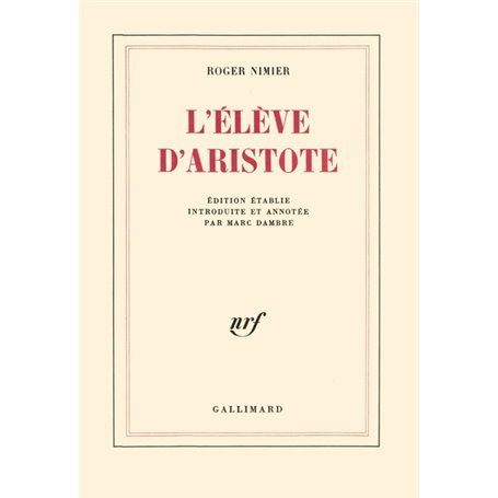 L'élève d'Aristote