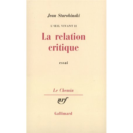La Relation critique