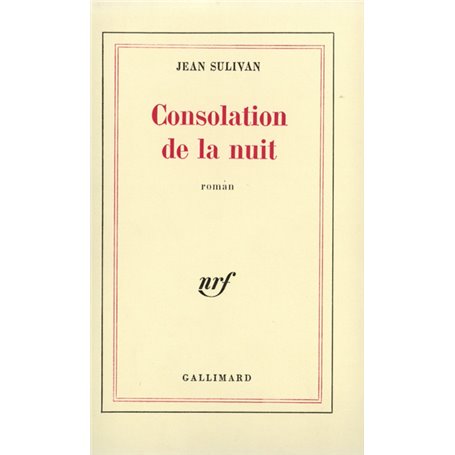 Consolation de la nuit