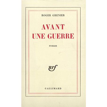 Avant une guerre