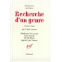 Recherche d'un genre