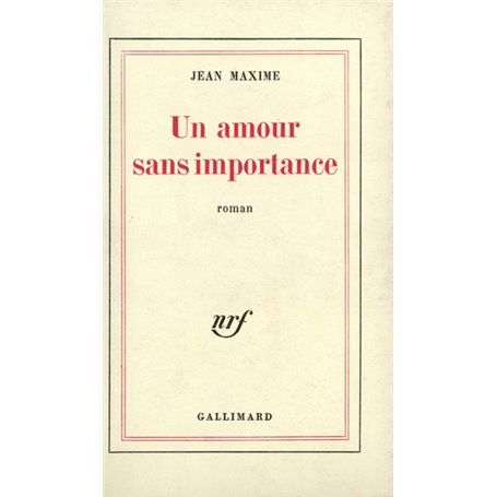 Un amour sans importance