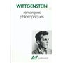 Remarques philosophiques