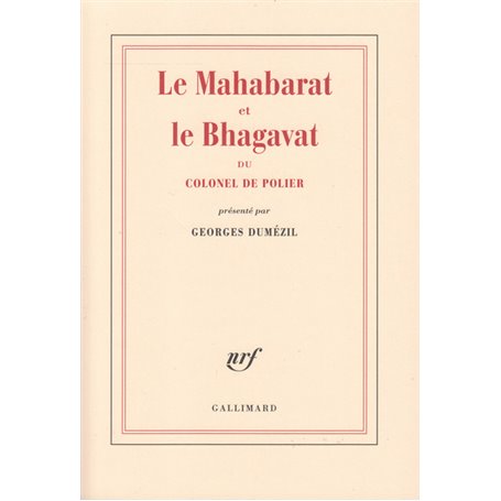 Le Mahabarat et le Bhagavat du colonel de Polier