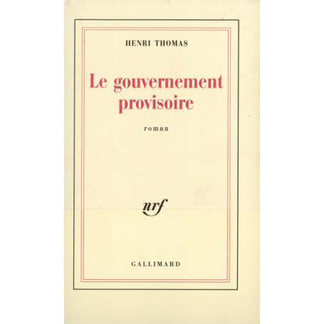 Le gouvernement provisoire