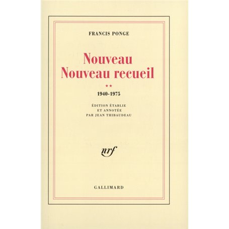 Nouveau Nouveau Recueil