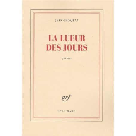 La lueur des jours