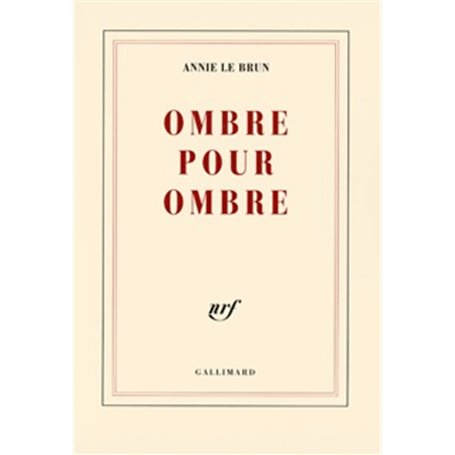 Ombre pour ombre