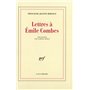 Lettres à Émile Combes