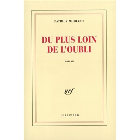 Du plus loin de l'oubli