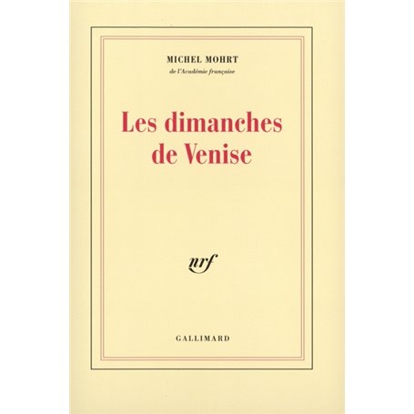 Les dimanches de Venise