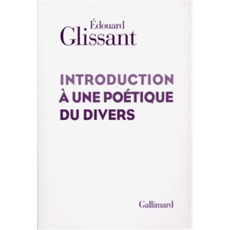 Introduction à une Poétique du Divers