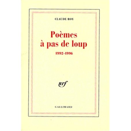 Poèmes à pas de loup