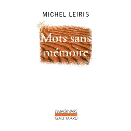 Mots sans mémoire
