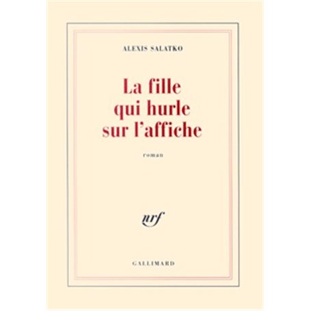 La Fille qui hurle sur l'affiche