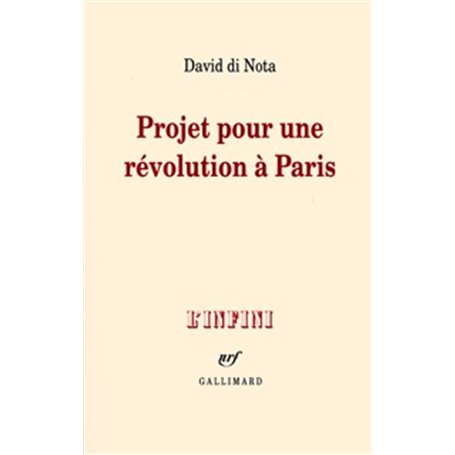 Projet pour une révolution à Paris