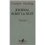 Journal écrit la nuit