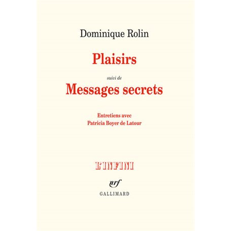 Plaisirs/Messages secrets