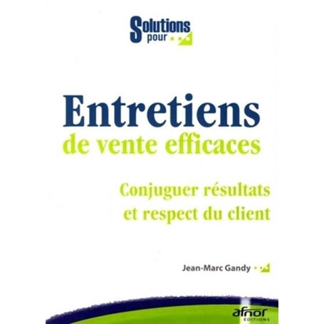 Entretiens de vente efficaces