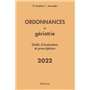 Ordonnances en geriatrie 2022 – outils d’evaluation et prescriptions