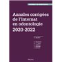 Annales corrigées de l'internat en odontologie 2020-2022