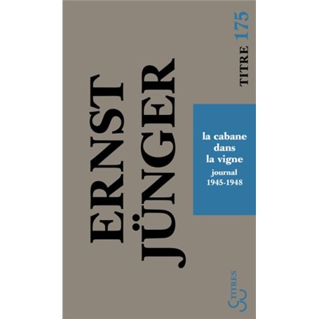 La cabane dans la vigne journal IV-  1945-1948