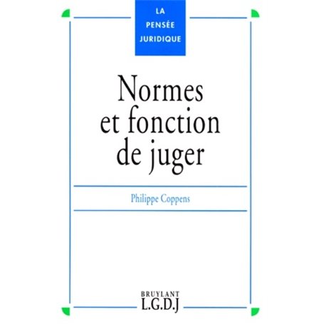 normes et fonction de juger