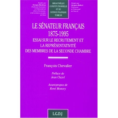le sénateur français, 1875-1995