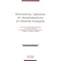 innovations, créations et transformations en finances publiques