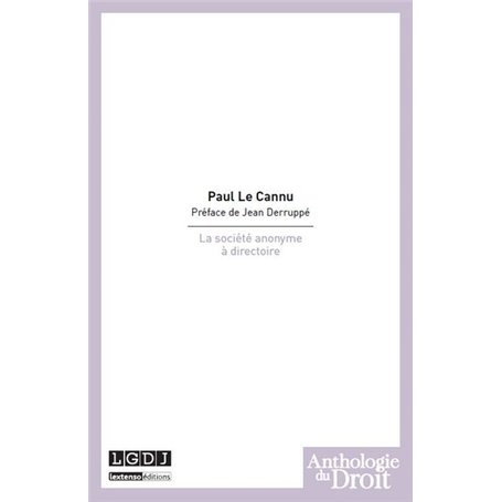 la société anonyme à directoire