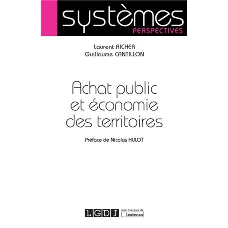 ACHAT PUBLIC ET ECONOMIE DES TERRITOIRES