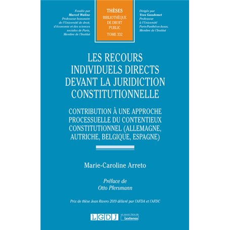 Les recours individuels directs devant la juridiction constitutionnelle