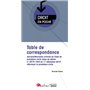 Table de correspondance