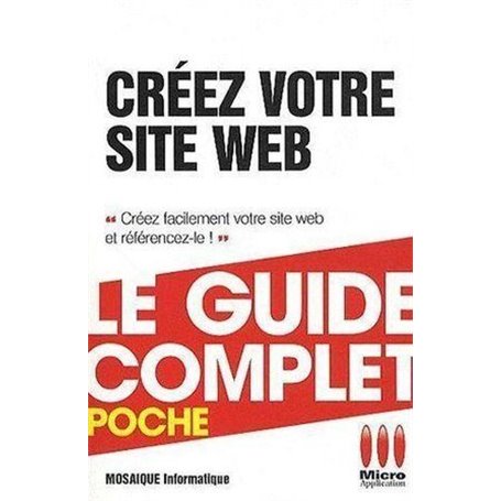 GUIDE COMPLET POCHE CREEZ VOTRE SITE WEB