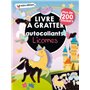 Livre à gratter avec autocollants - Licornes