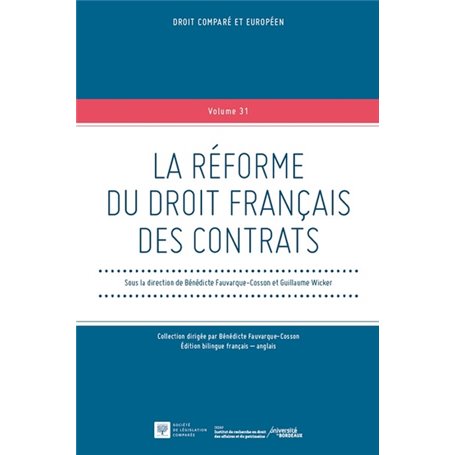 La réforme du droit français des contrats