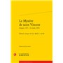 Le Mystère de saint Vincent