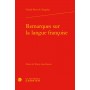 Remarques sur la langue françoise