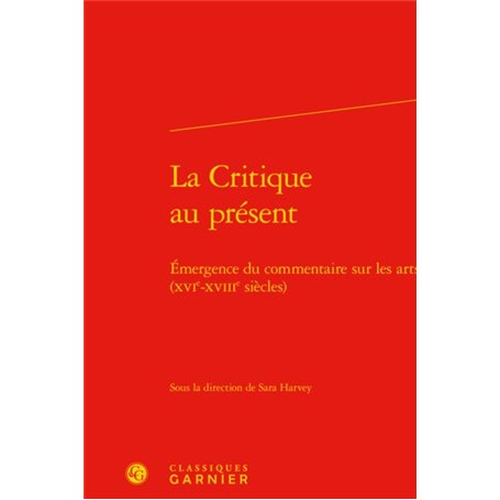 La Critique au présent