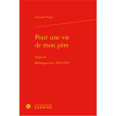 Pour une vie de mon père