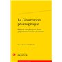 La Dissertation philosophique