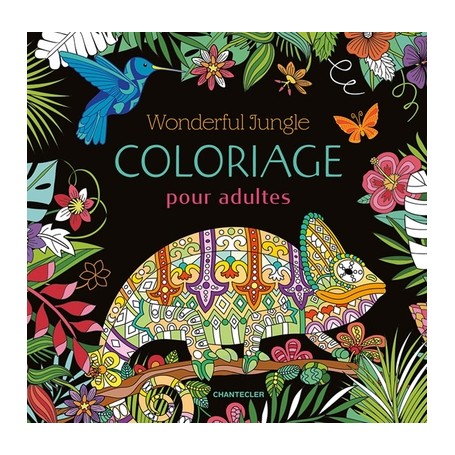 Wonderful Jungle - coloriage pour adultes