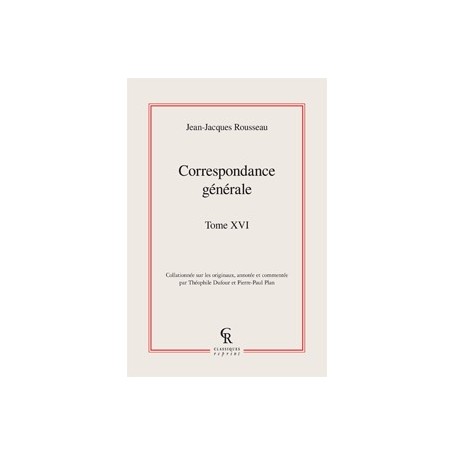 Correspondance générale