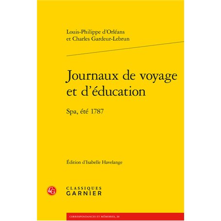 Journaux de voyage et d'éducation