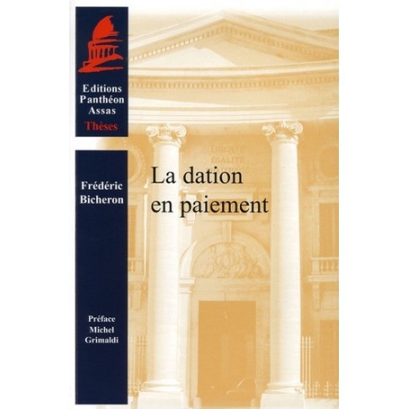 LA DATION EN PAIEMENT