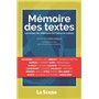 Mémoire de textes